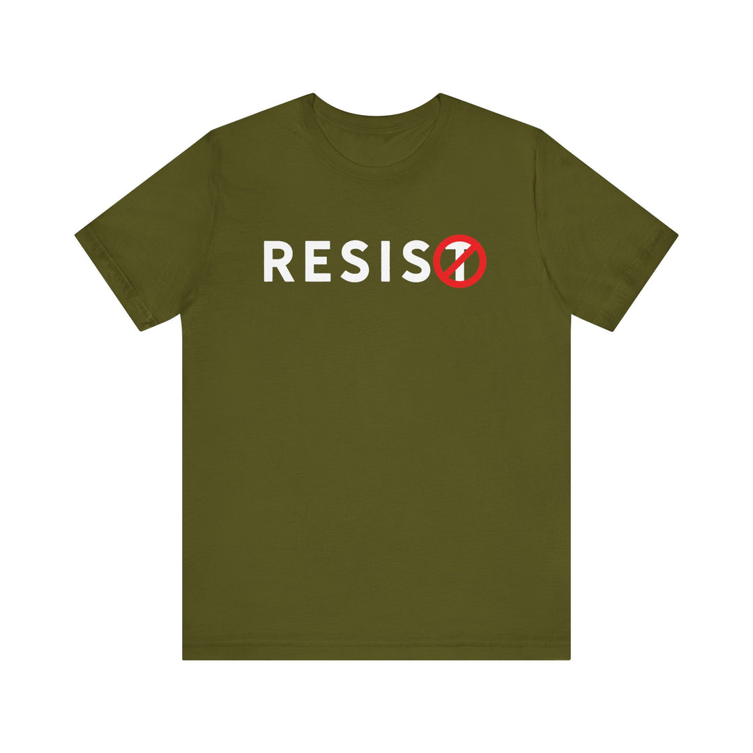 RESIST with Circle-T Slash Graphic – Unisex Tee