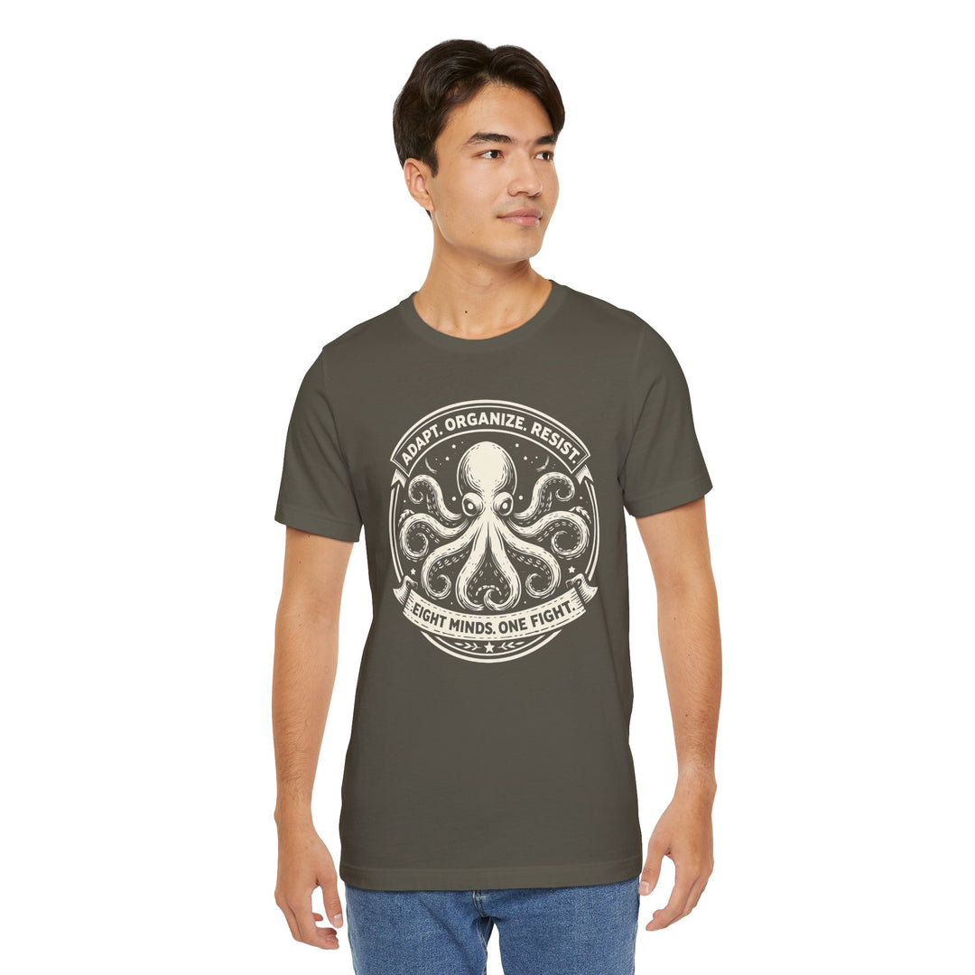 Adapt. Organize. Resist. Octopus – Unisex T-Shirt