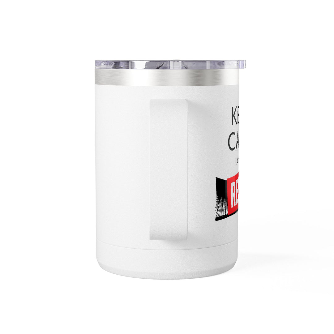 Keep Calm and Resist Graphic – Coffee Mug Tumbler, 15oz