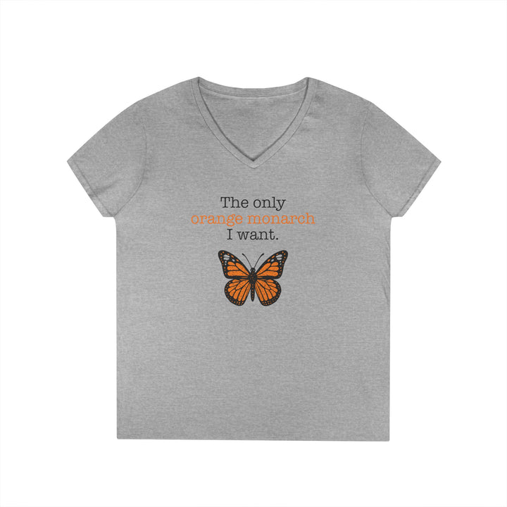 The Only Orange Monarch I Want – Women’s V-Neck T-Shirt