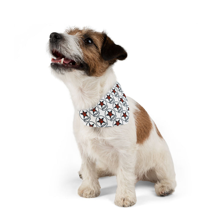 Red Star Resist Emblem – Pet Bandana (Clip-on)