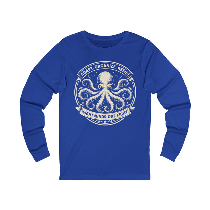 Adapt. Organize. Resist. Octopus – Unisex Long Sleeve Shirt