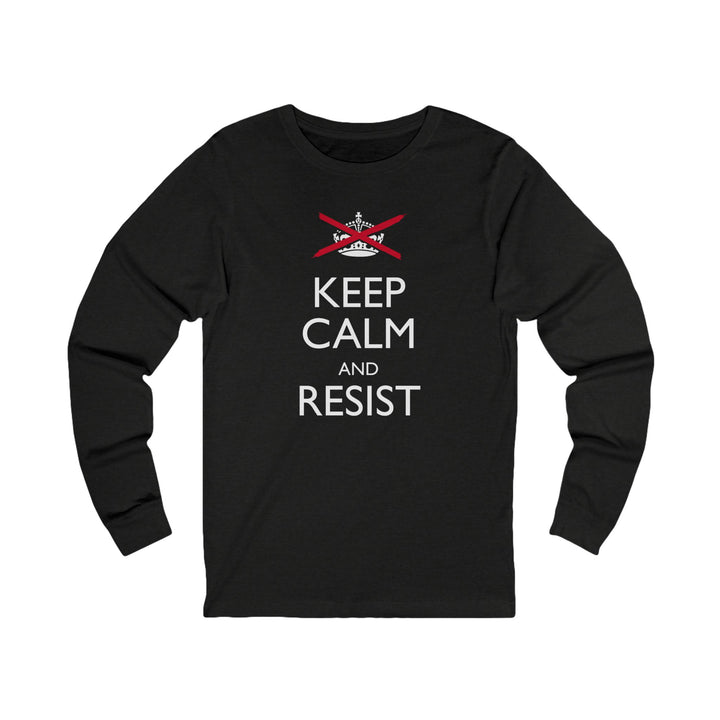 Keep Calm and Resist Classic Graphic – Unisex Long Sleeve Shirt