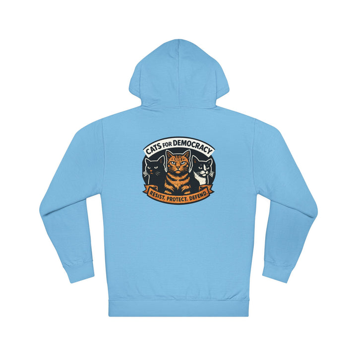 Cats for Democracy – Unisex Pullover Hoodie