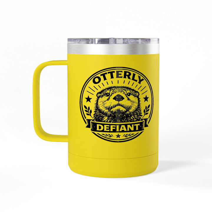 Otterly Defiant – Coffee Mug Tumbler, 15oz