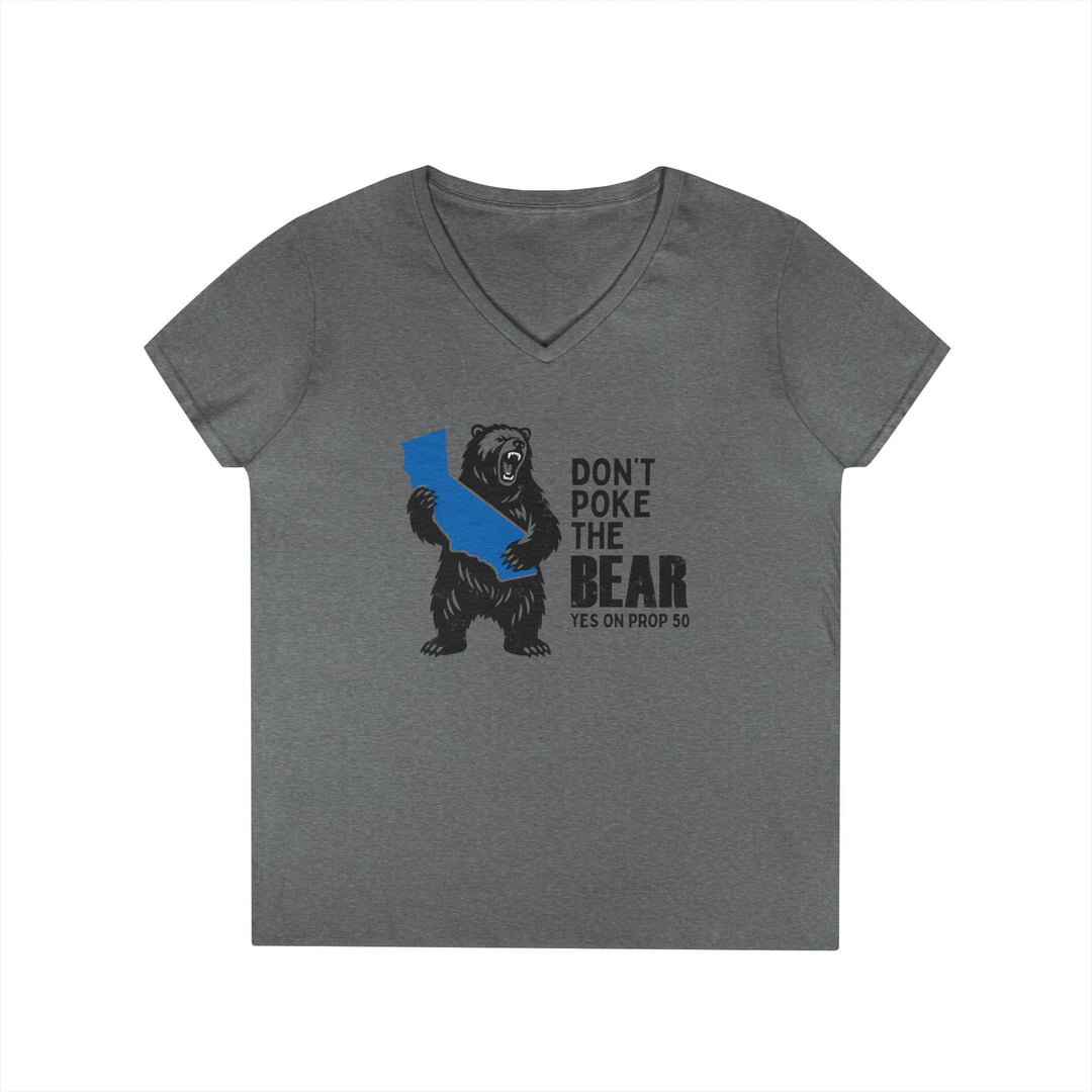 Don't Poke the Bear – Women's V-Neck T-Shirt