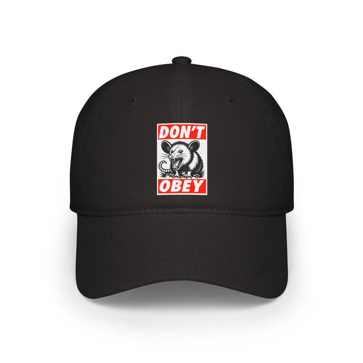 Don't Obey Opossum – Cotton Baseball Cap