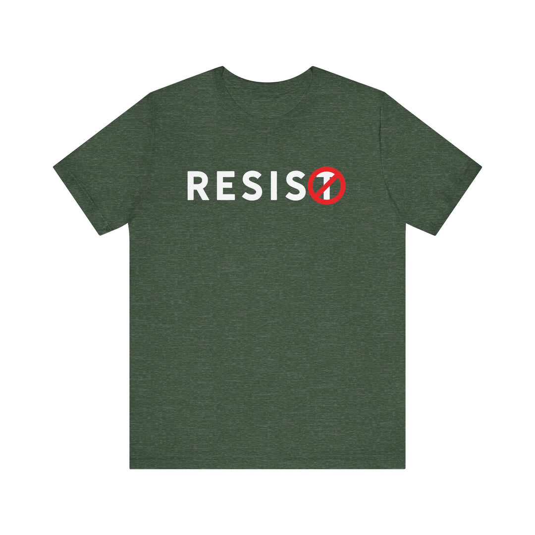 RESIST with Circle-T Slash Graphic – Unisex Tee