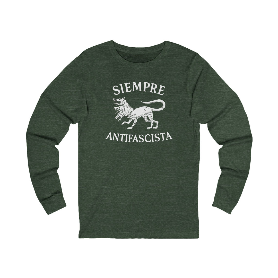 Siempre Antifascista Graphic – Unisex Long Sleeve Shirt