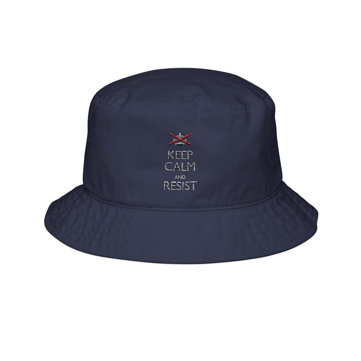 Keep Calm and Resist Classic Graphic – Bucket Hat (Embroidery)