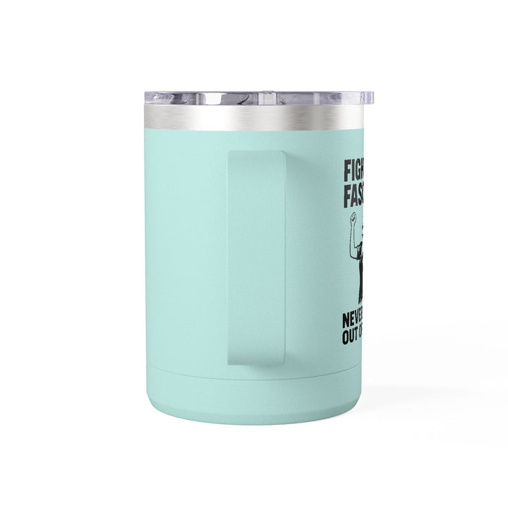 Fighting Fascism Never Goes Out of Style – Stainless Steel Travel Mug 15oz