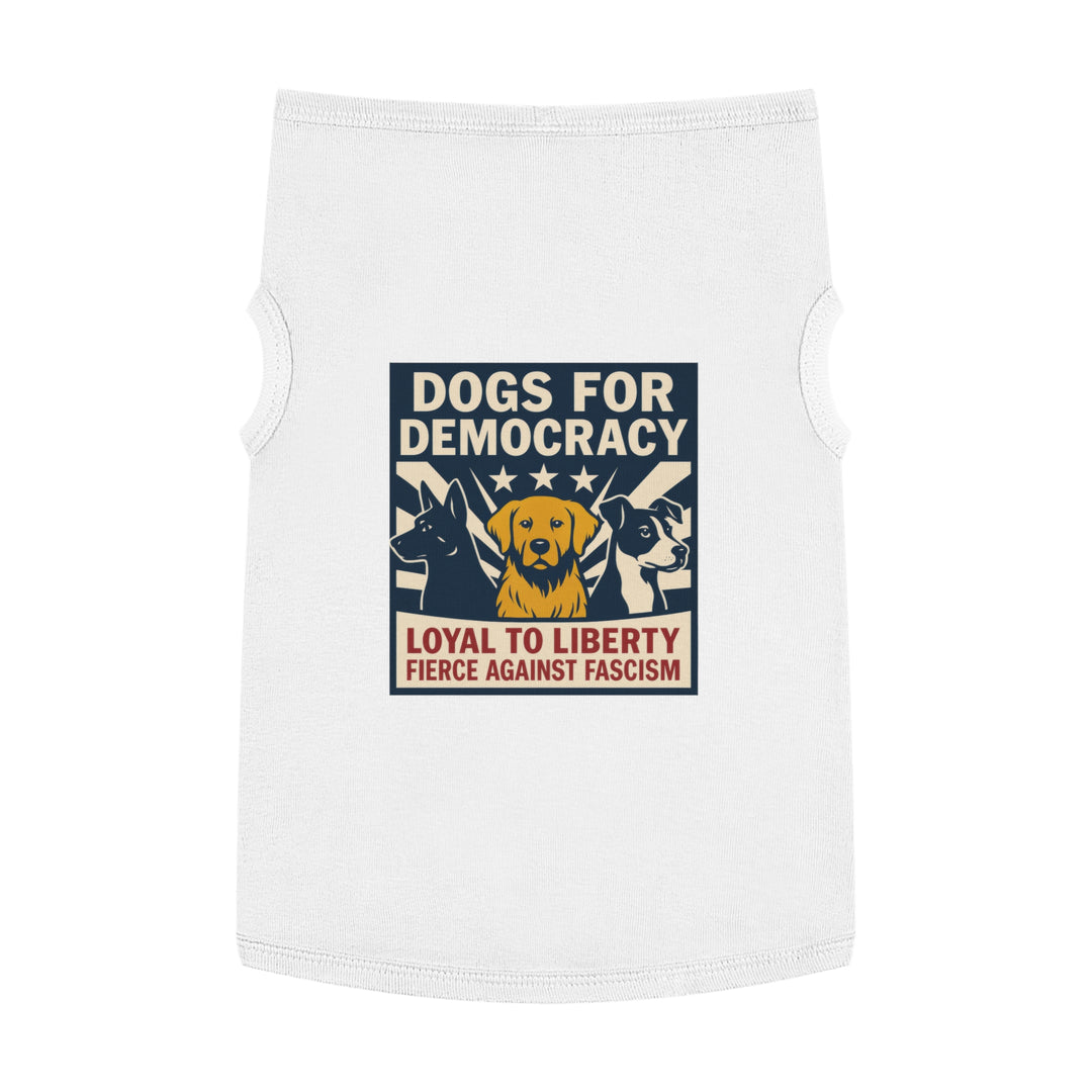 Dogs for Democracy D.F.D. – Pet Tank Top