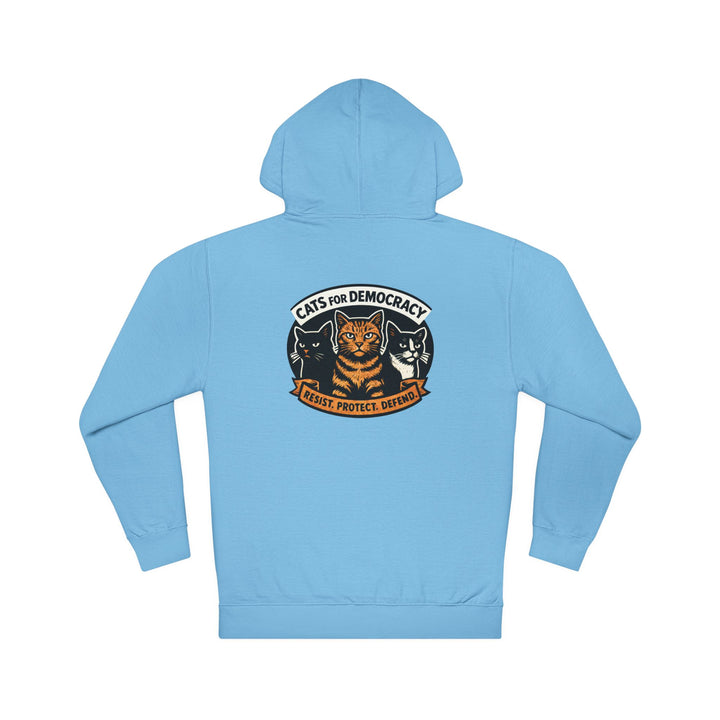 Cats for Democracy – Unisex Pullover Hoodie