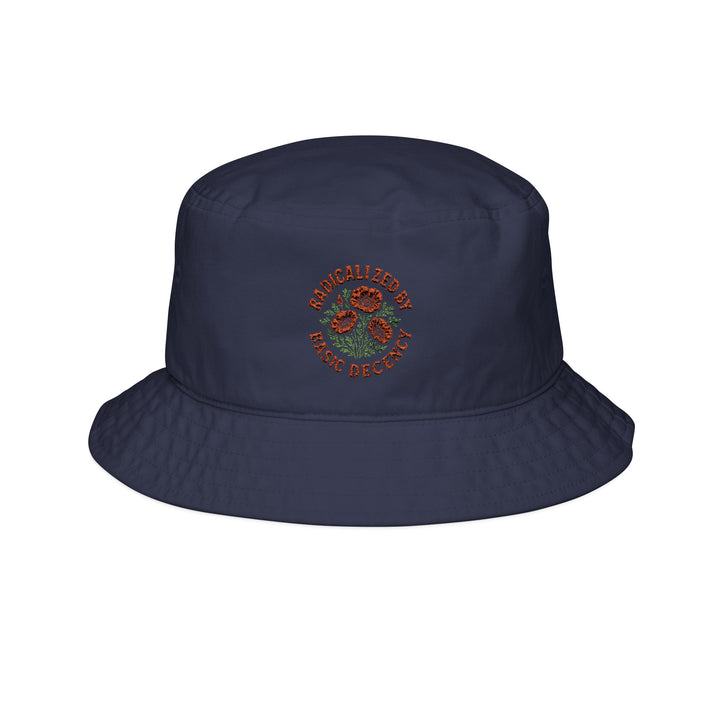 Radicalized by Basic Decency Orange – Bucket Hat (Embroidery)