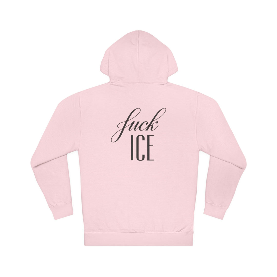F*ck ICE Cursive Graphic – Unisex Pullover Hoodie