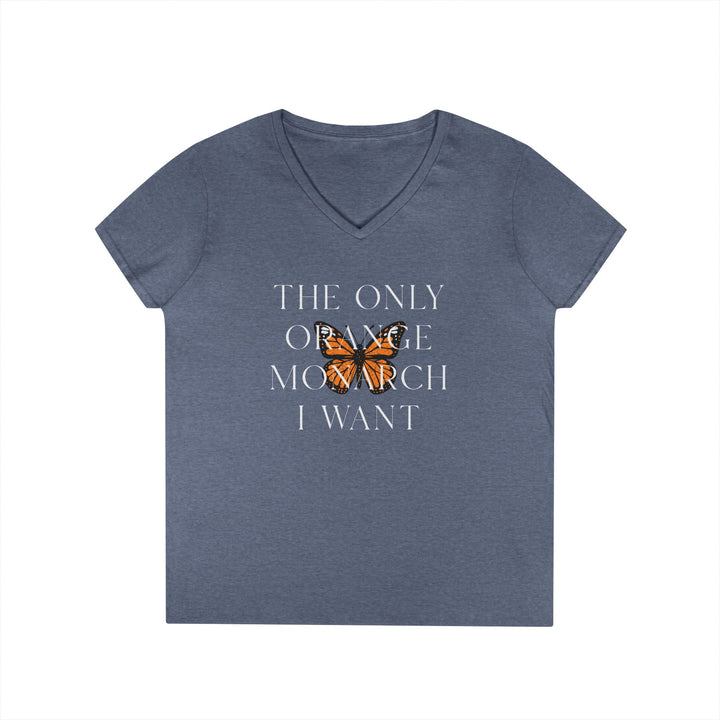 The Only Orange Monarch I Want Graphic - Women's V-Neck T-Shirt