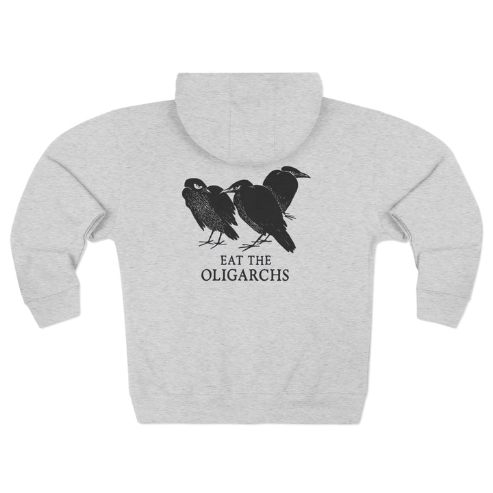 Eat the Oligarchs Crow – Unisex Zip Hoodie