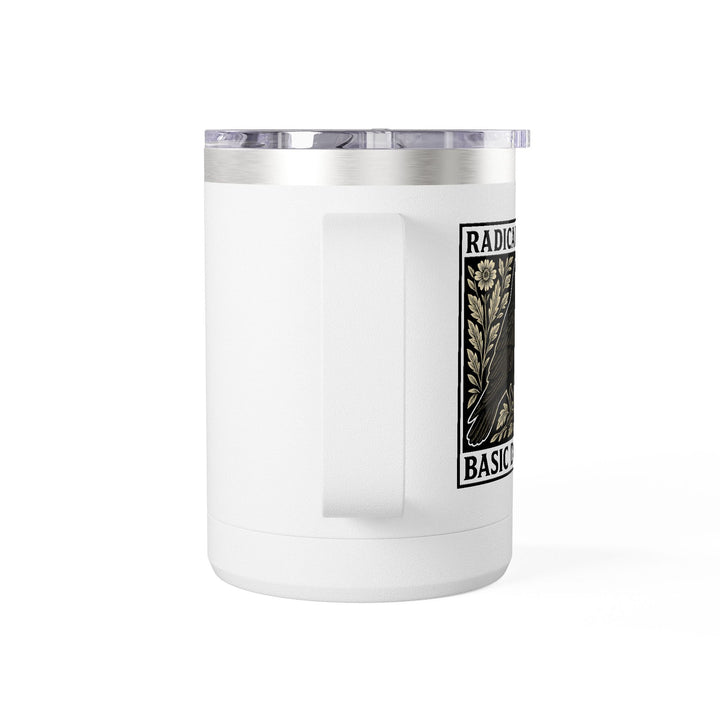 Radicalized By Basic Decency - Crow – Coffee Mug Tumbler, 15oz
