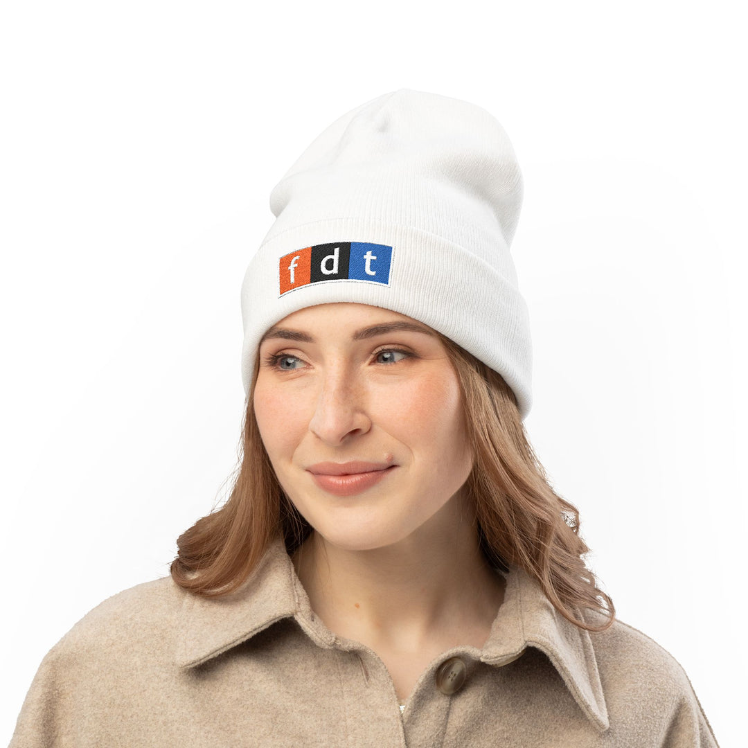 FDT NPR Style – Embroidered Knit Beanie