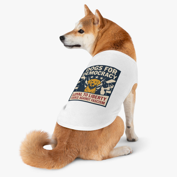 Dogs for Democracy D.F.D. – Pet Tank Top