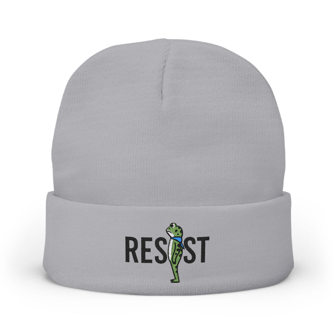 Resistance Frog – Embroidered Beanie