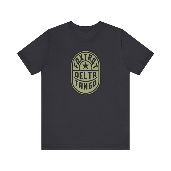 Foxtrot Delta Tango Emblem Graphic – Unisex Tee