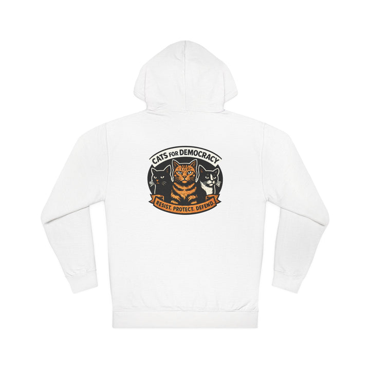 Cats for Democracy – Unisex Pullover Hoodie