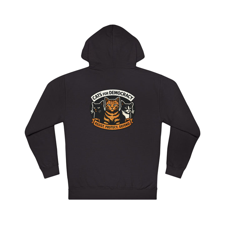 Cats for Democracy – Unisex Pullover Hoodie