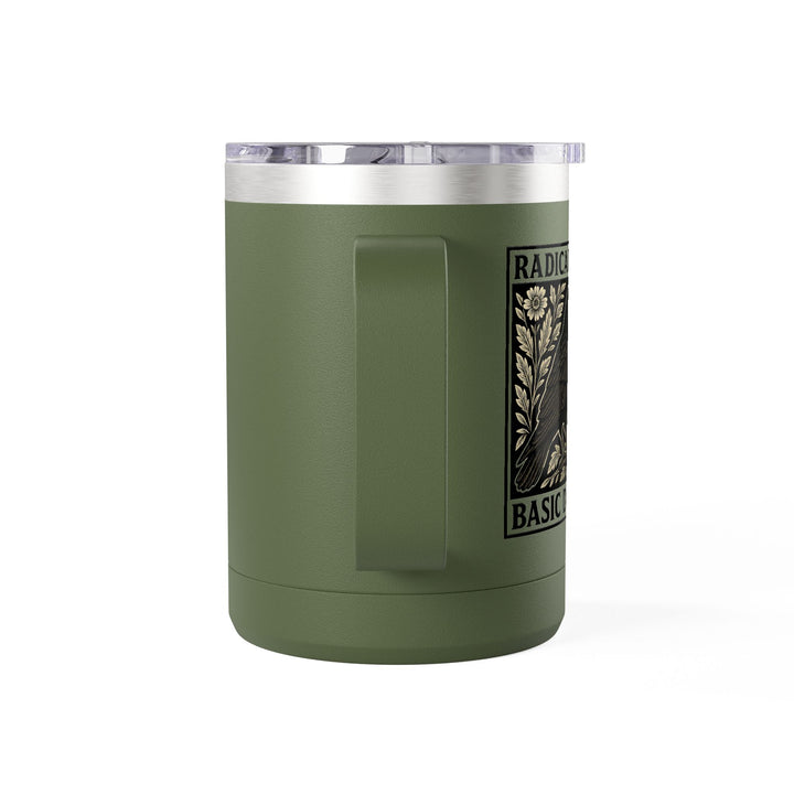 Radicalized By Basic Decency - Crow – Coffee Mug Tumbler, 15oz