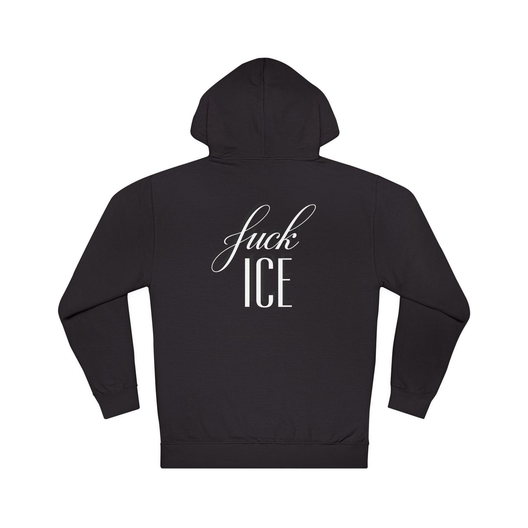 F*ck ICE Cursive Graphic – Unisex Pullover Hoodie