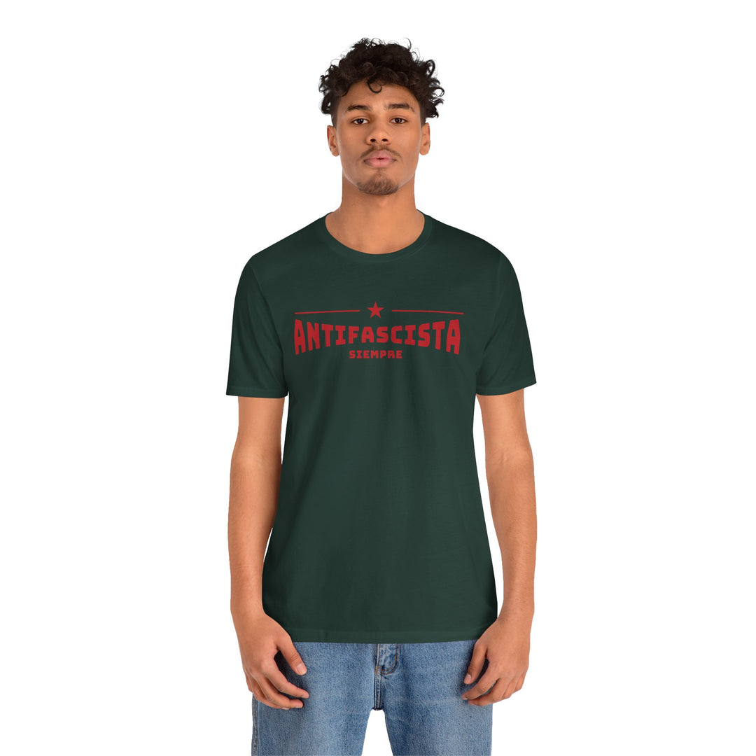 Siempre Antifascista Red Star – Unisex T-Shirt