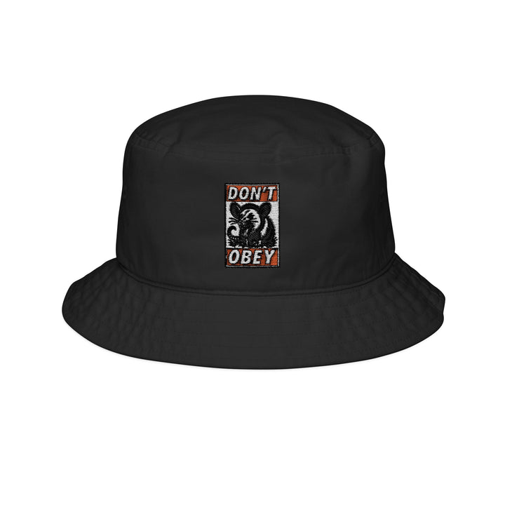 Don't Obey Opossum – Embroidered Bucket Hat