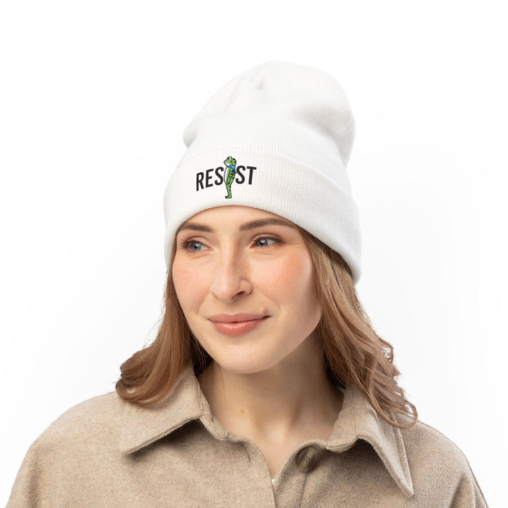 Resistance Frog – Embroidered Beanie
