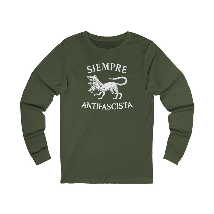 Siempre Antifascista Graphic – Unisex Long Sleeve Shirt