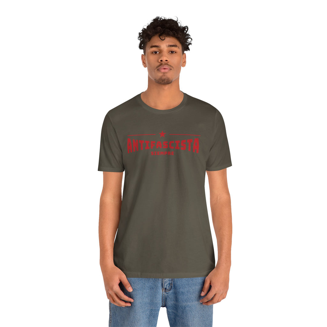 Siempre Antifascista Red Star – Unisex T-Shirt