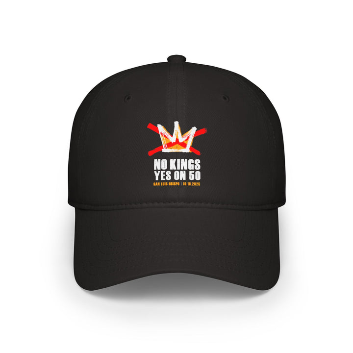 SLO No Kings – Yes on 50 Commemorative  - Cotton Baseball Cap
