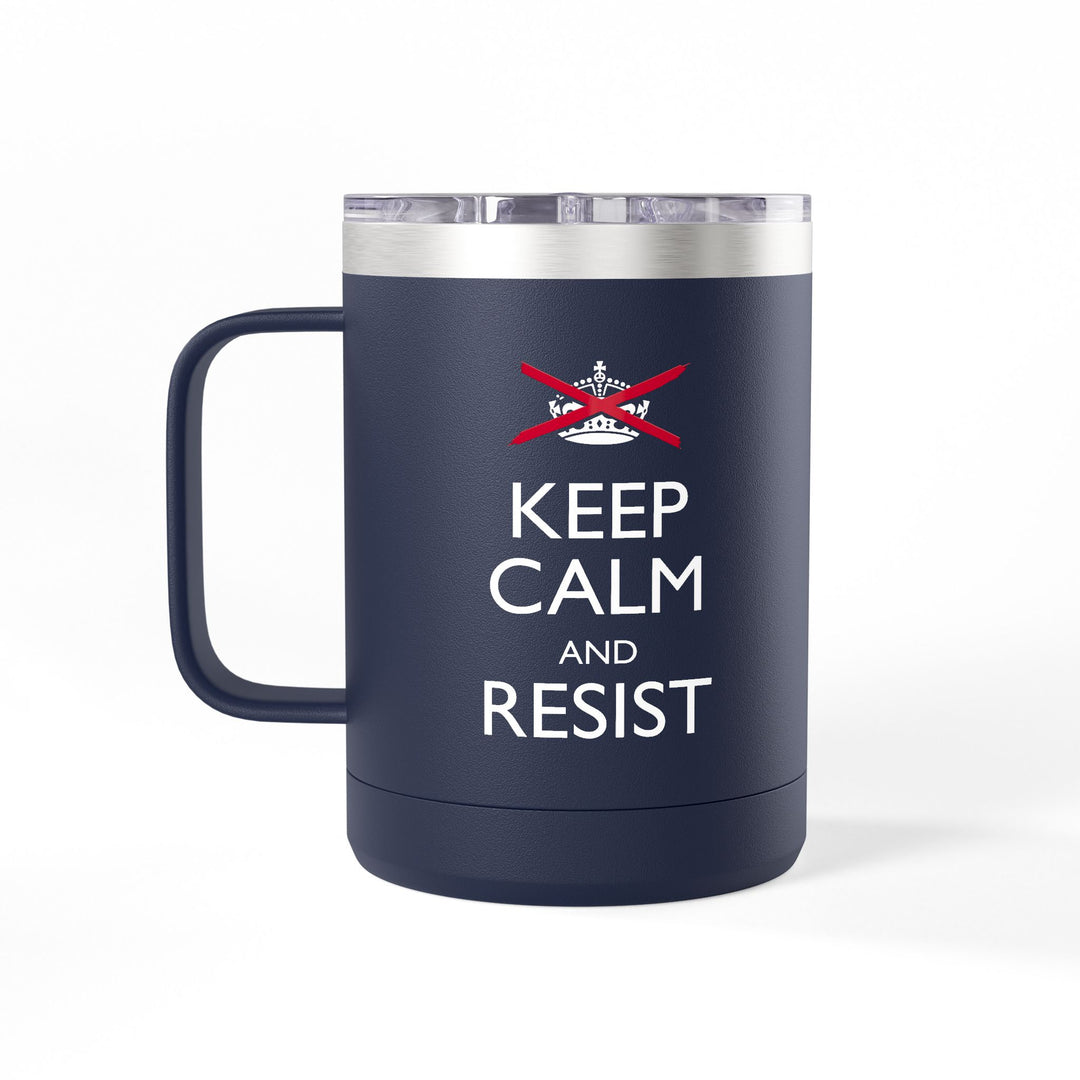 Keep Calm and Resist - Classic Graphic – Coffee Mug Tumbler, 15oz