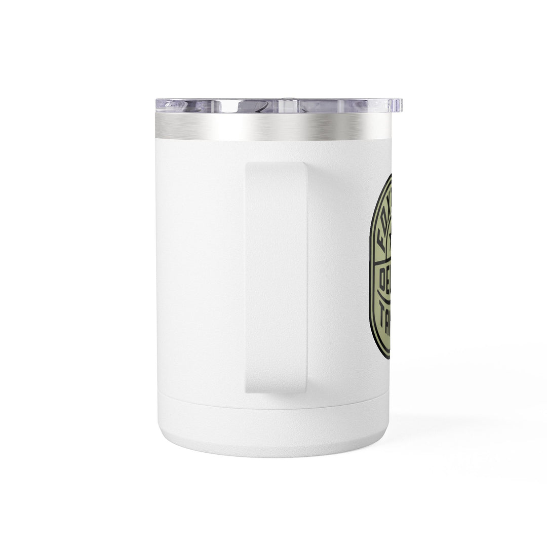 Foxtrot Delta Tango Emblem Graphic – Coffee Mug Tumbler, 15oz