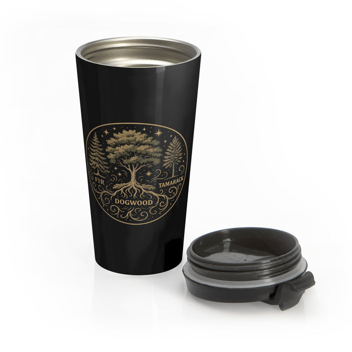 FDT (Fir, Tamarack, Dogwood) Nature's Trilogy - Stainless Steel Travel Mug