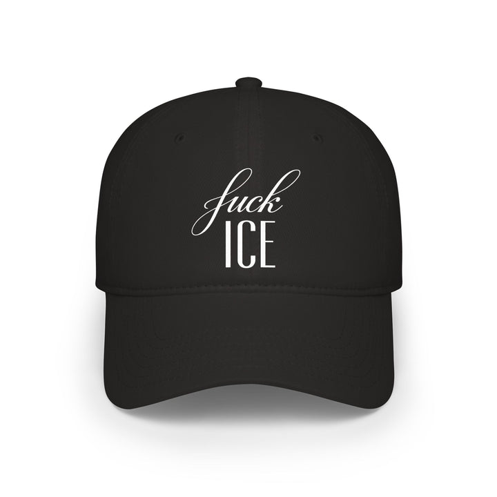 F*ck ICE Cursive Graphic – Cotton Baseball Cap