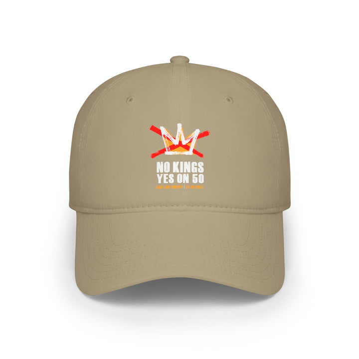 SLO No Kings – Yes on 50 Commemorative  - Cotton Baseball Cap