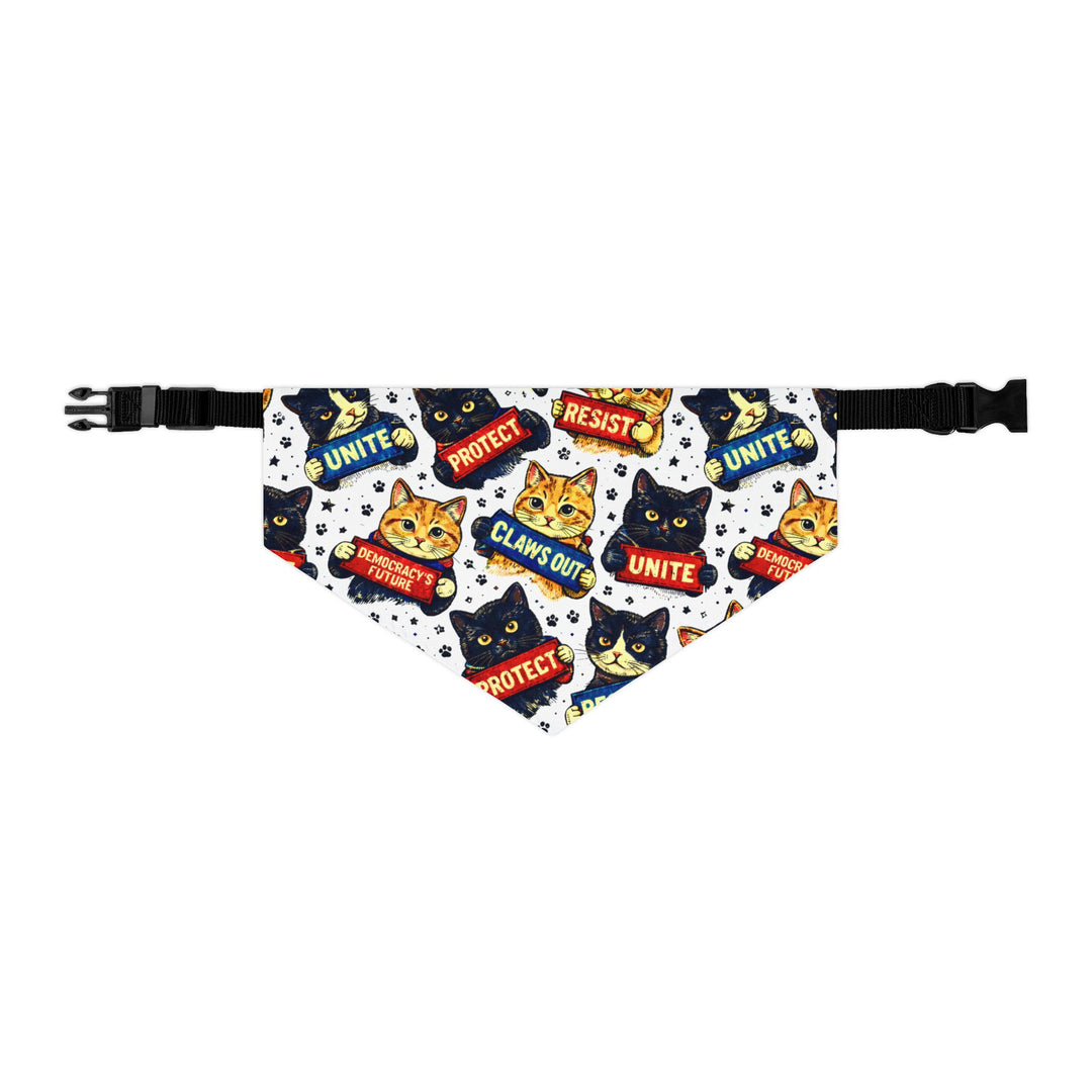 The Purr-sistence –  Pet Bandana (Clip-on)