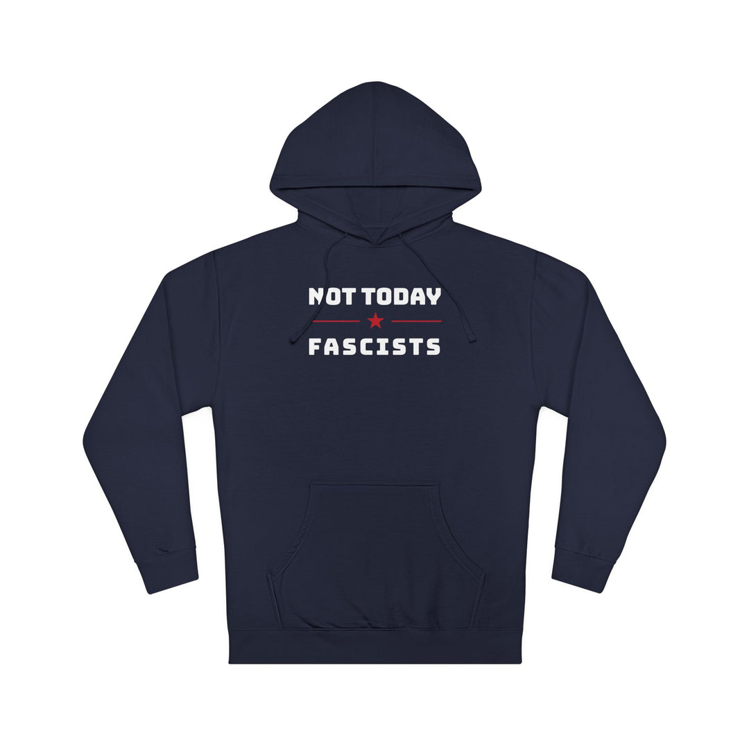 Not Today Fascists Red Star – Unisex Pullover Hoodie