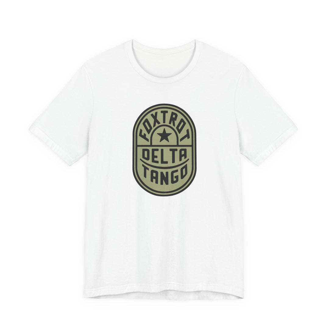 Foxtrot Delta Tango Emblem Graphic – Unisex Tee