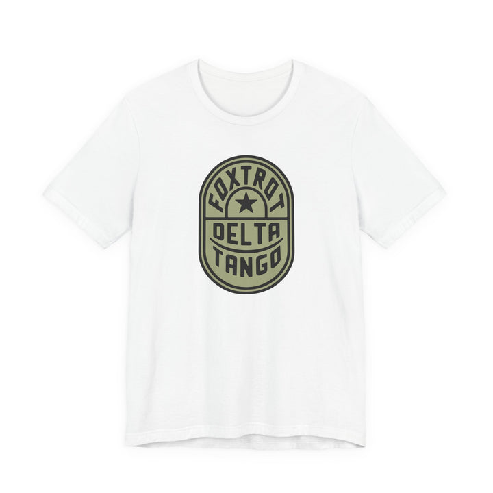 Foxtrot Delta Tango Emblem Graphic – Unisex Tee