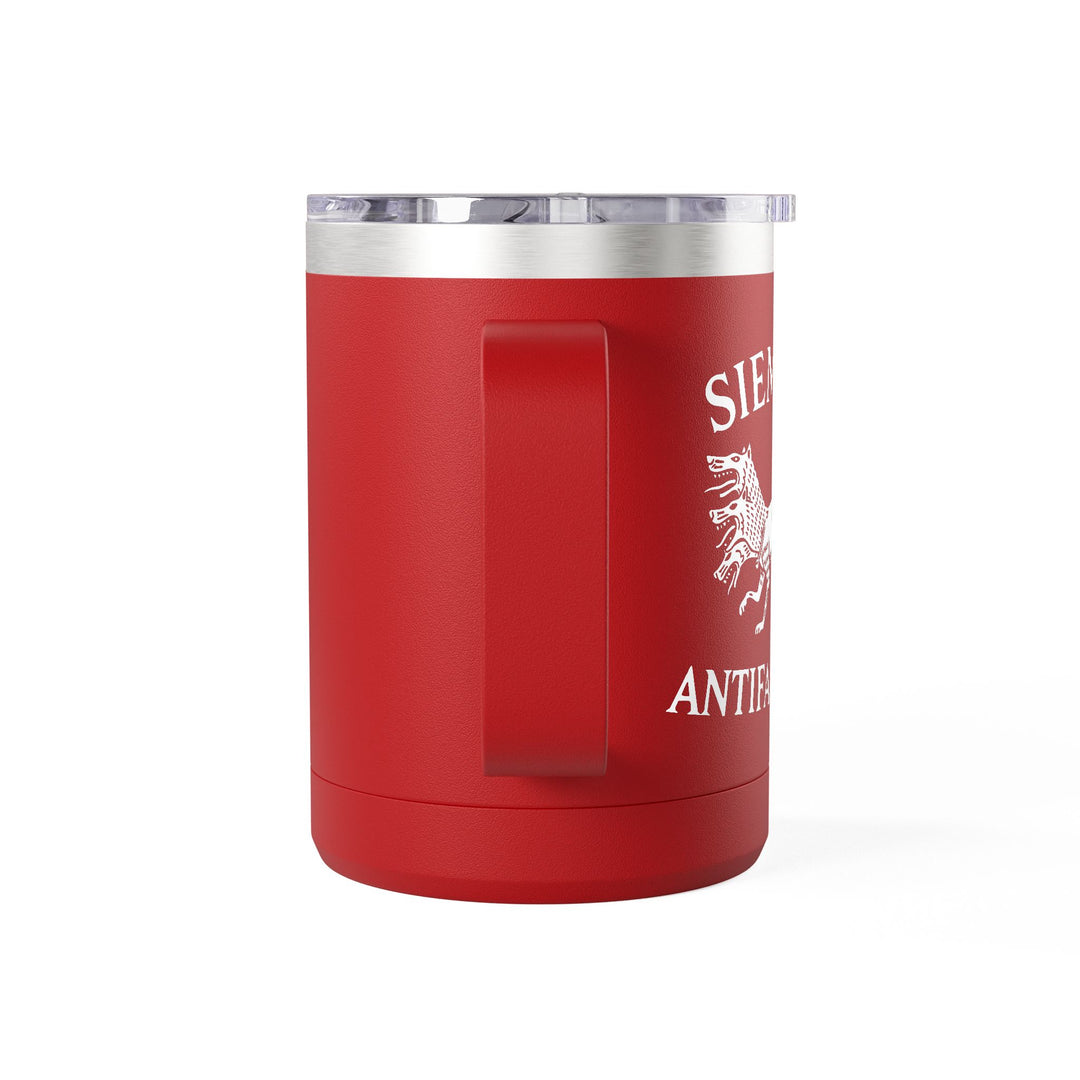 Siempre Antifascista Three-Headed Dog – Coffee Mug Tumbler, 15oz