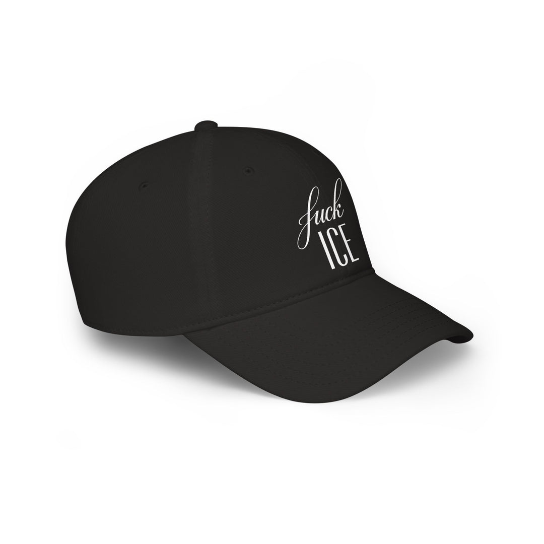 F*ck ICE Cursive Graphic – Cotton Baseball Cap