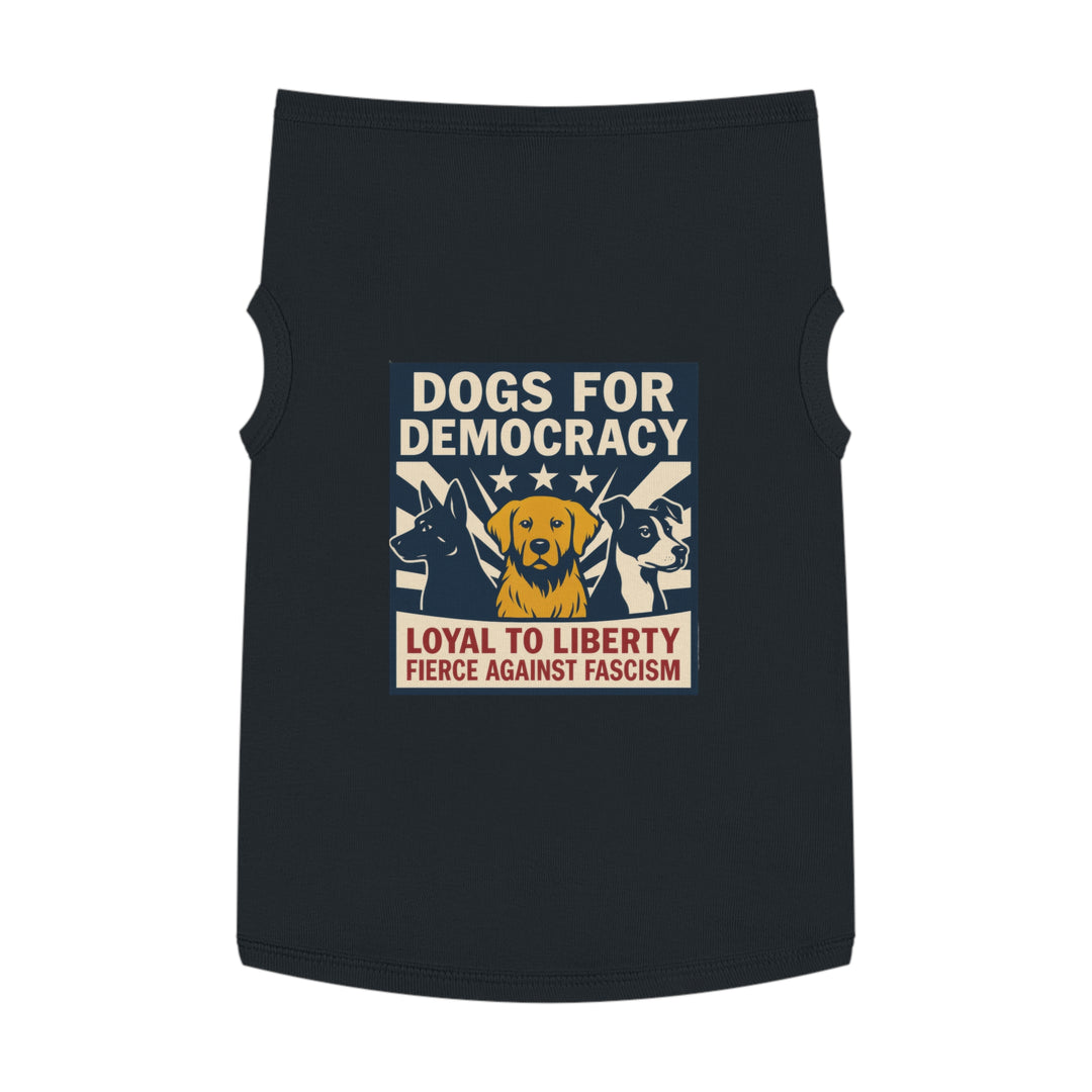Dogs for Democracy D.F.D. – Pet Tank Top
