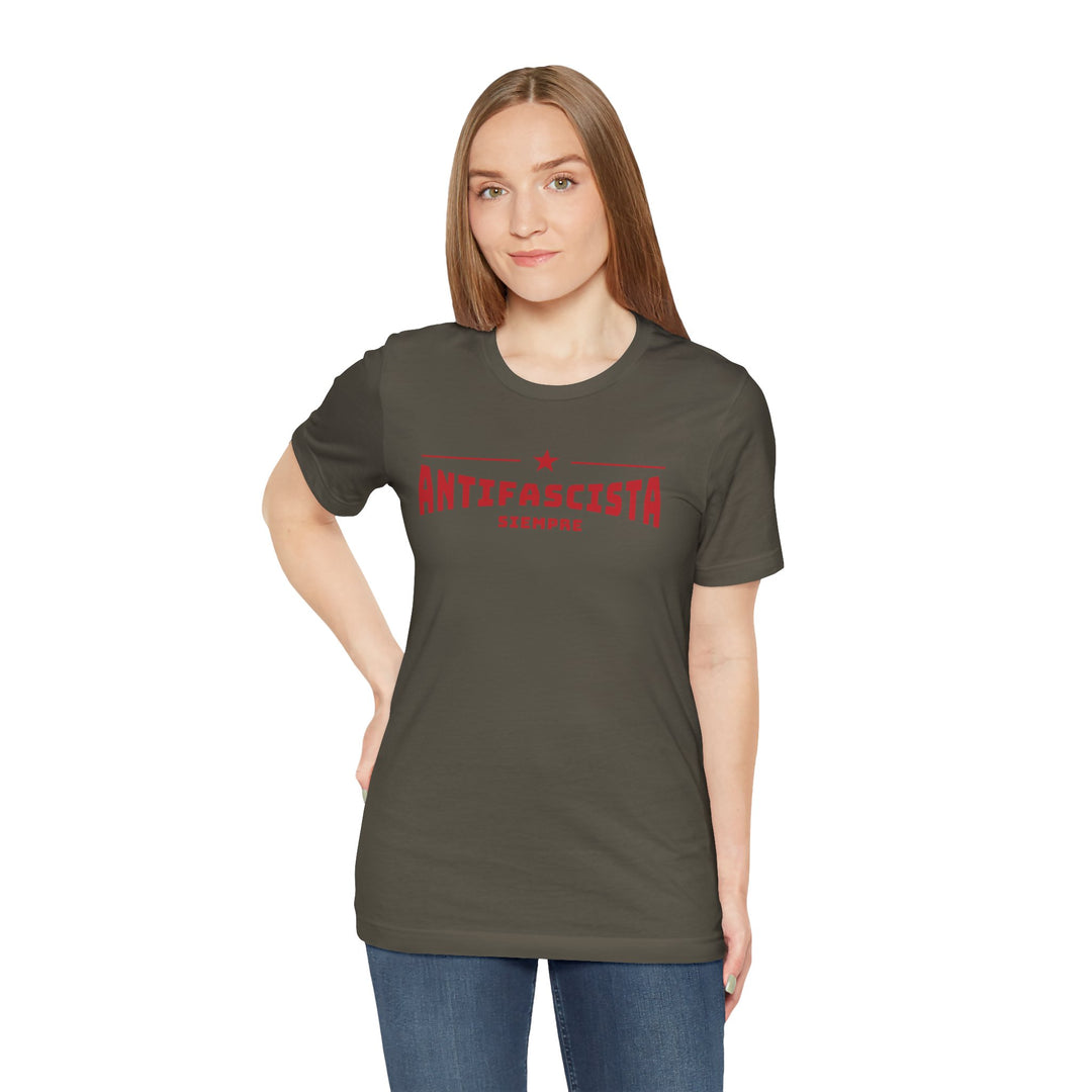 Siempre Antifascista Red Star – Unisex T-Shirt