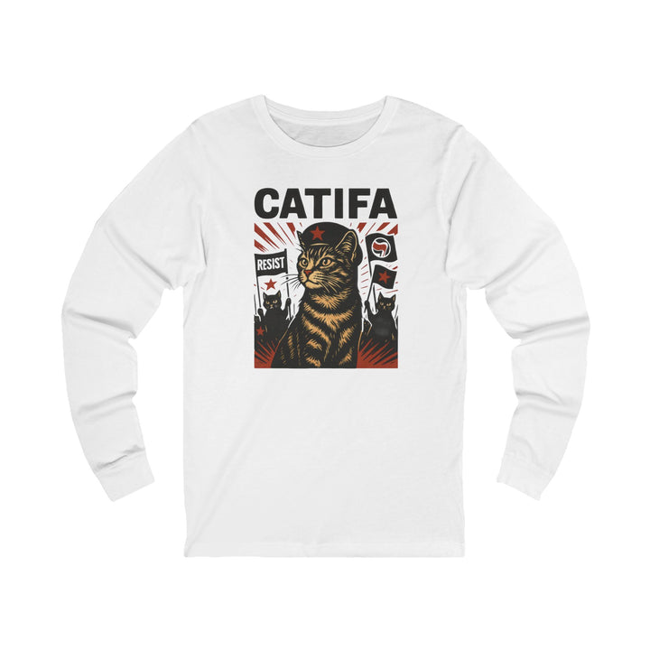 Catifa Anti-Fascist Cat – Unisex Long Sleeve Shirt